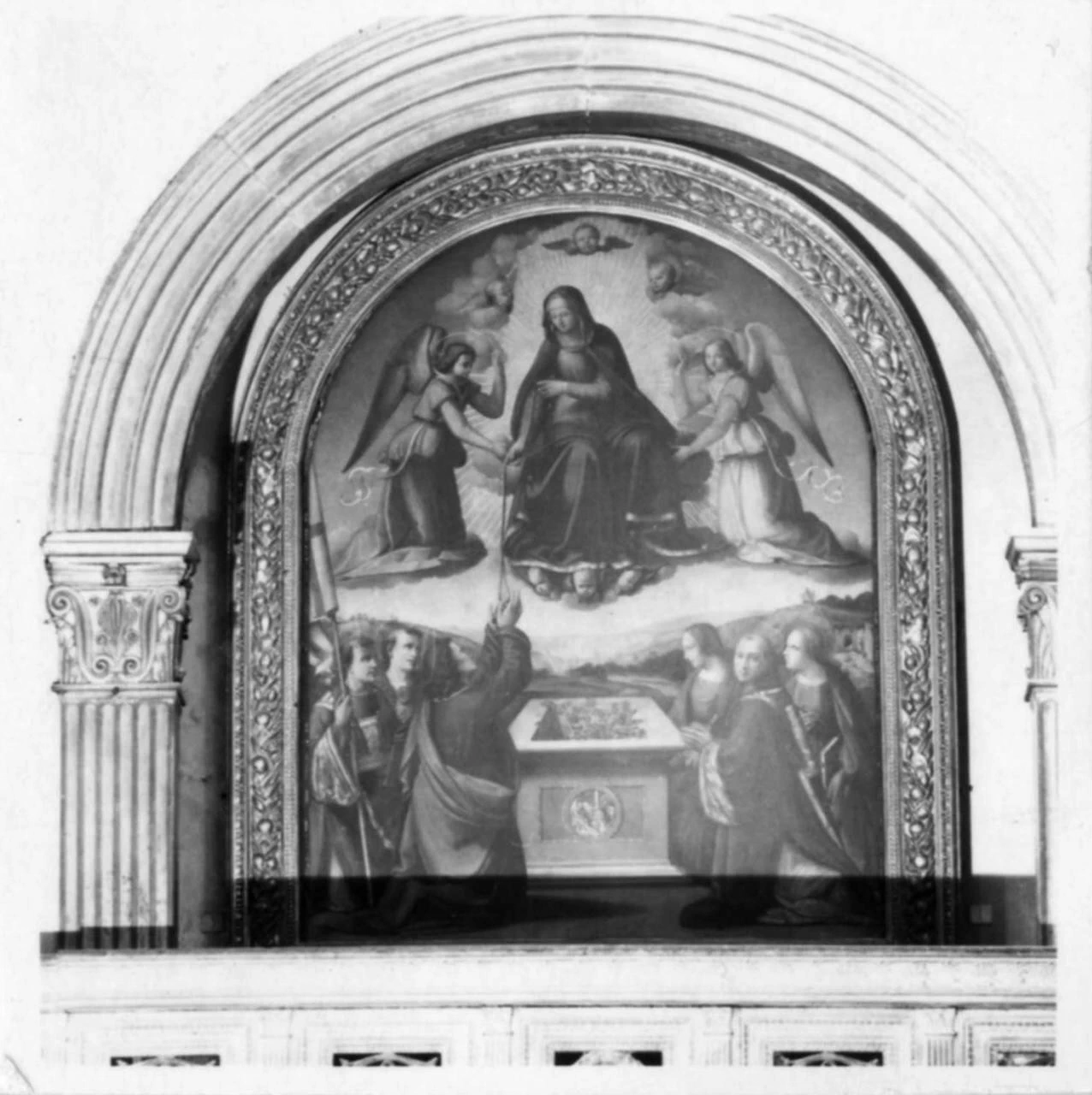 Ridolfo del Ghirlandaio 171 San Tommaso riceve la cintura dalla Madonna Assunta Prato