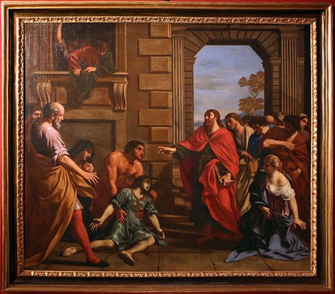 Giacinto_gimignani,_san_paolo_resuscita_eutico_a_troade,_1639