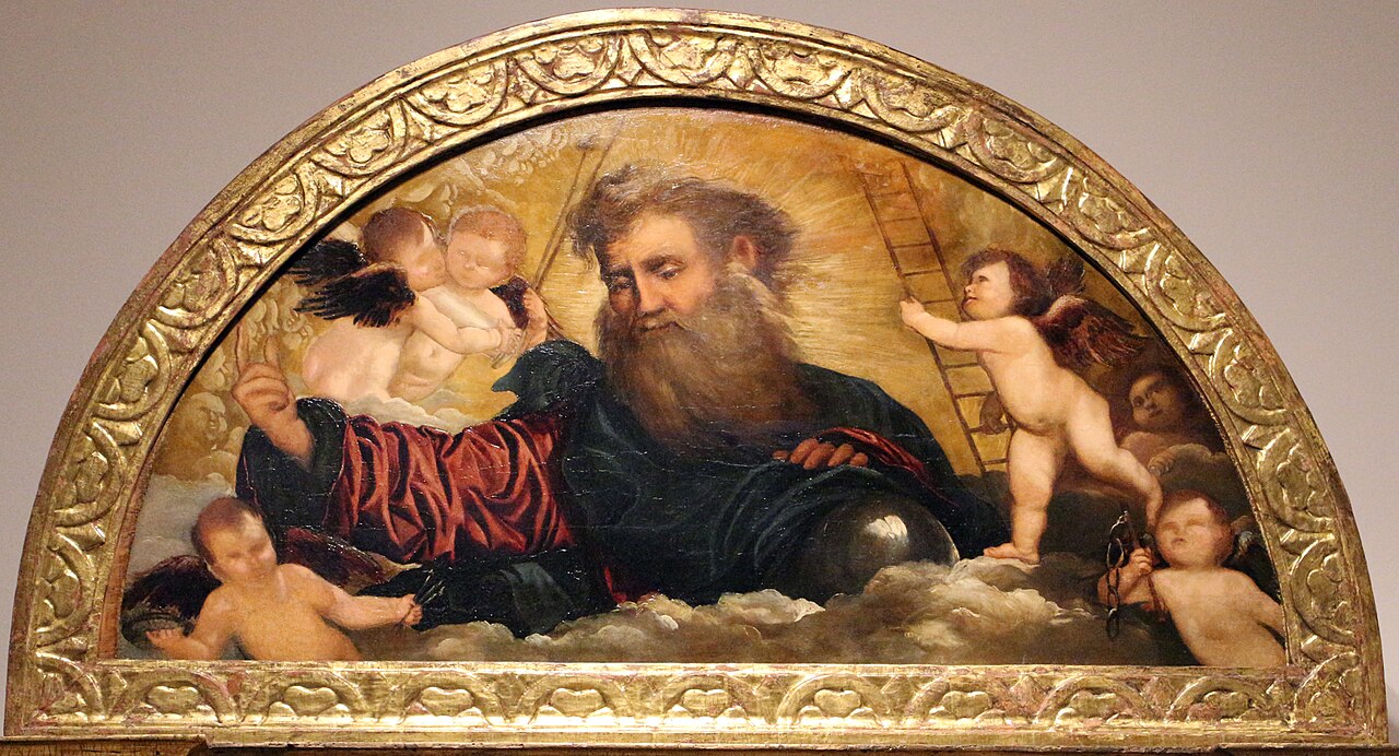 Padre Eterno Tiziano o Giorgione Scuola Grande di San Rocco, Venezia