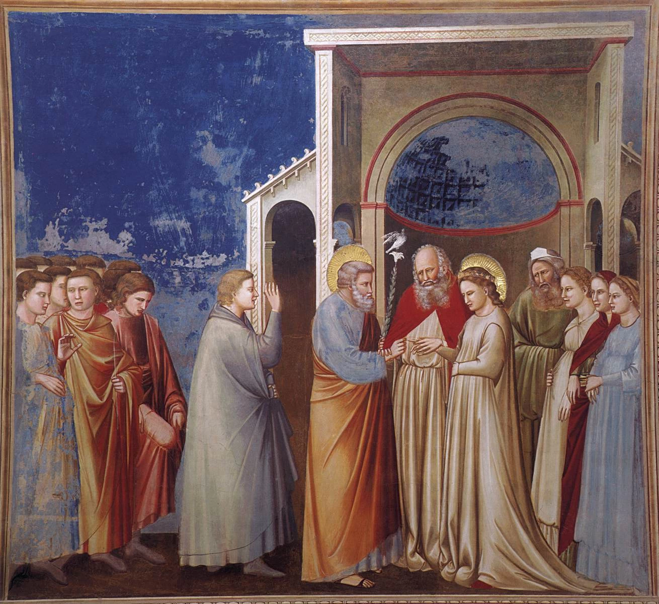 Scene della vita ddella Vergine - Sposalizio della Vergine, Cappella degli Scrovegni, Padova