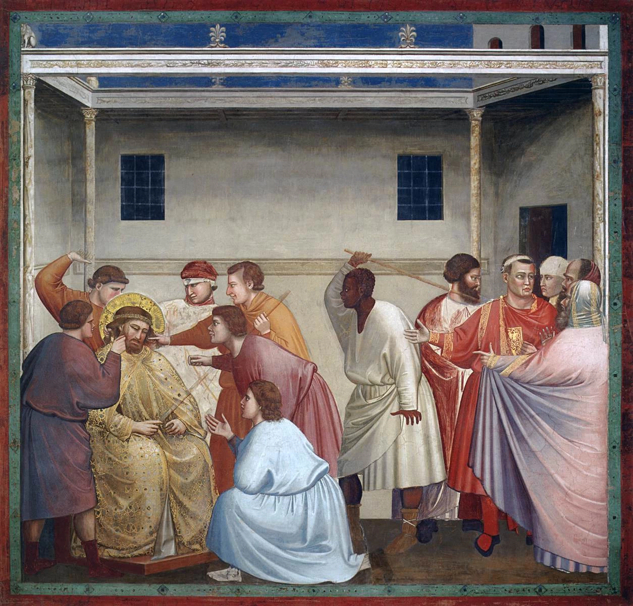 Scene della vita di Cristo - Cristo deriso, Cappella degli Scrovegni, Padova