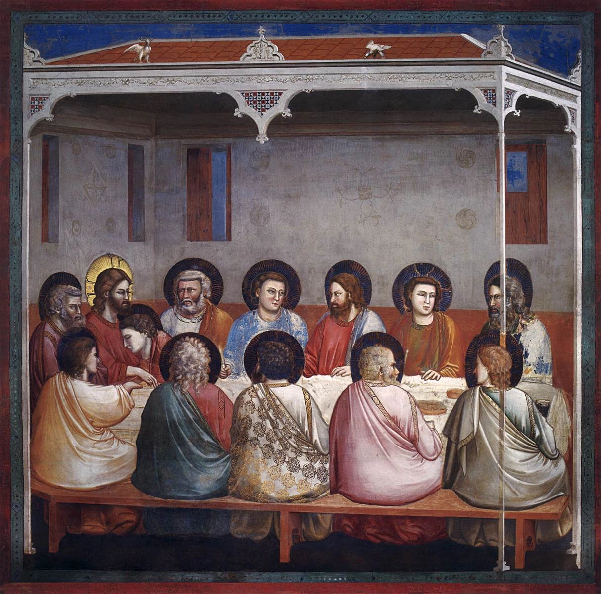 Scene della vita di Cristo - L'ultima cena, Cappella degli Scrovegni, Padova