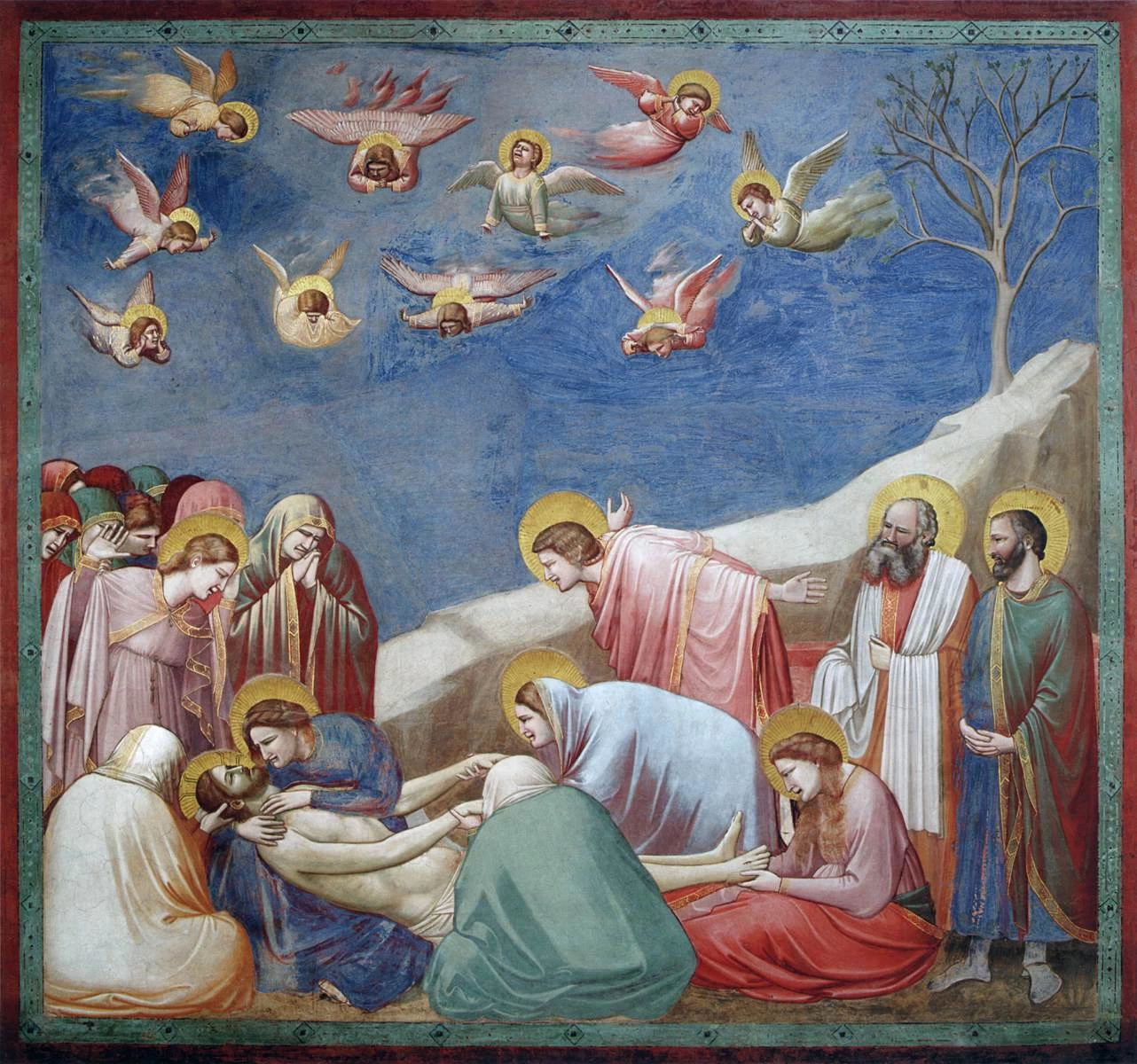 Scene della vita di Cristo - La lamentazione sul corpo di Cristo, Cappella degli Scrovegni, Padova