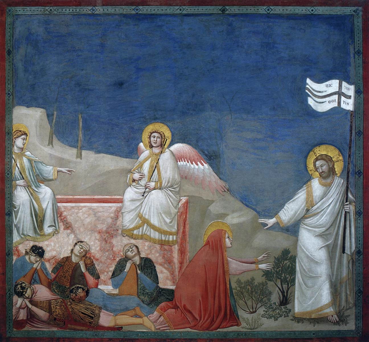 Scene della vita di Cristo - La Resurrezione, Cappella degli Scrovegni, Padova