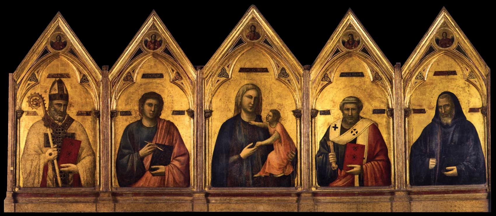 Polittico della Badia - Galleria degli Uffizi, Firenze
