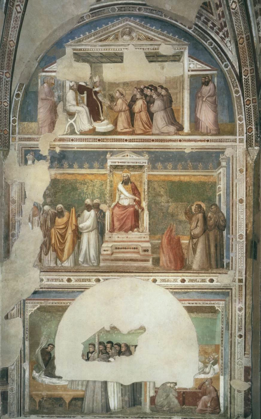 Scene della vita di san Francesco - Bardi Chapel, Santa Croce, Firenze