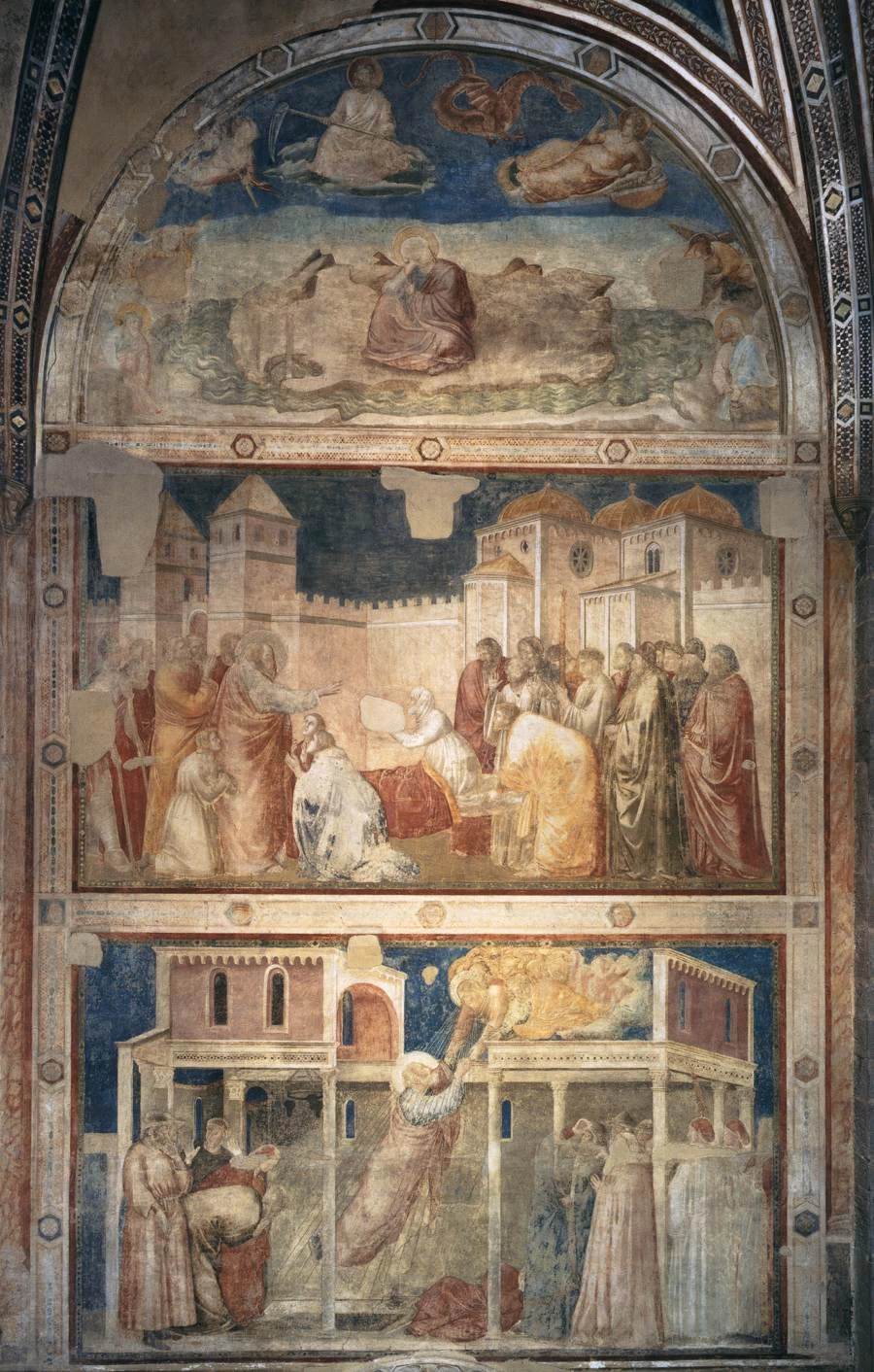 Scene della vita di san Giovanni Battista - Cappella Peruzzi, Santa Croce, Firenze