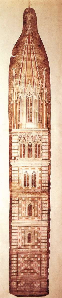 Studio di un campanile - Museo dell'Opera del Duomo, Firenze