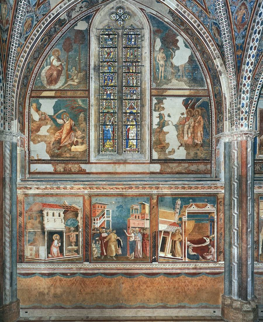 Leggenda di san Francesco - Affreschi con scene 4, Chiesa di San Francesco, Assisi