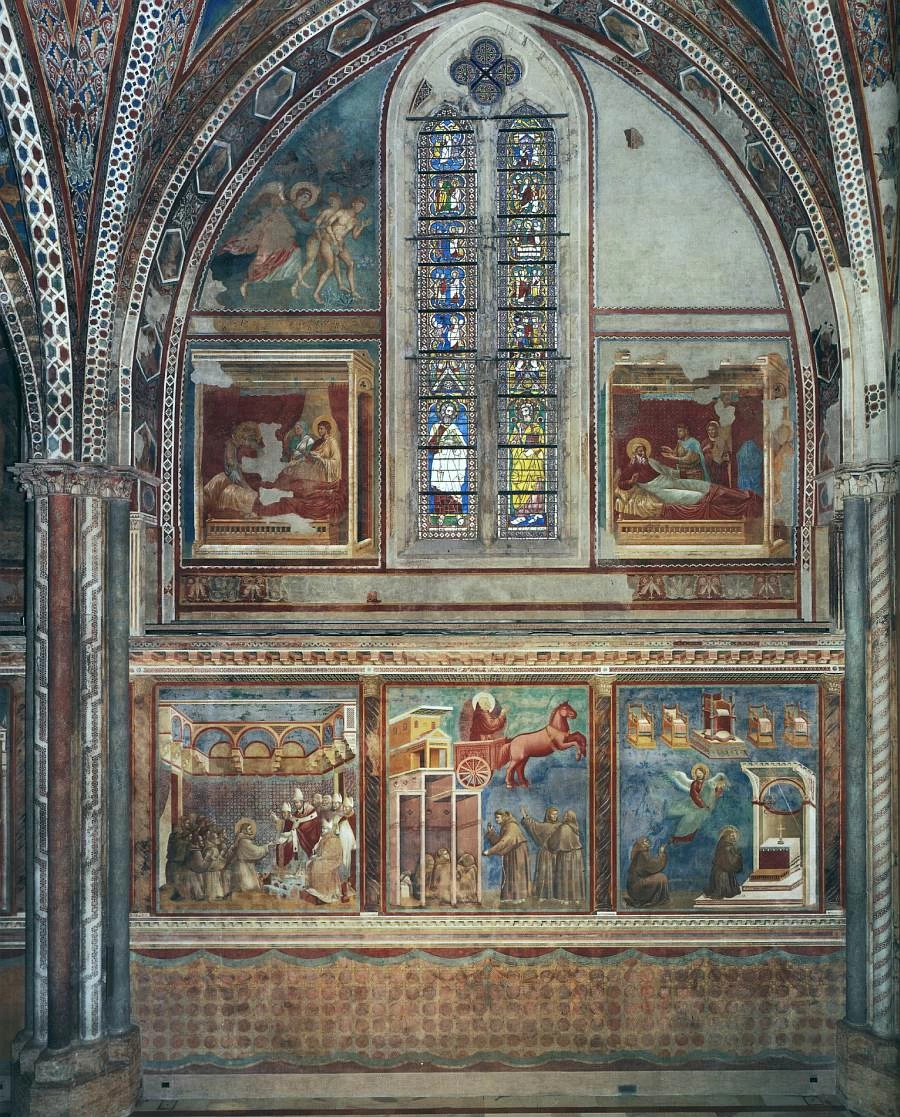 Leggenda di san Francesco - Affreschi con scene 7, Chiesa di San Francesco, Assisi