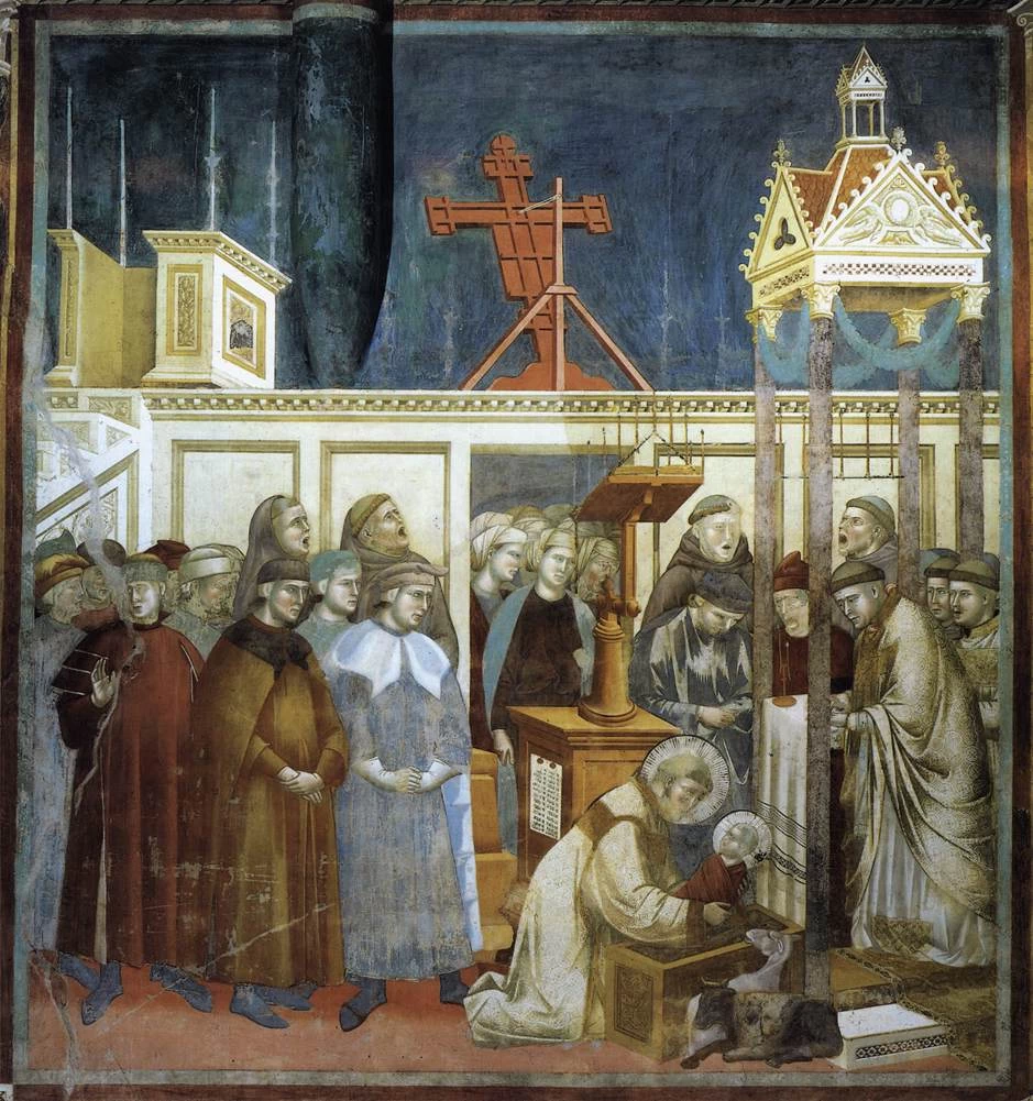 Leggenda di san Francesco - Istituzione del Presepe a Greccio, Chiesa di San Francesco, Assisi