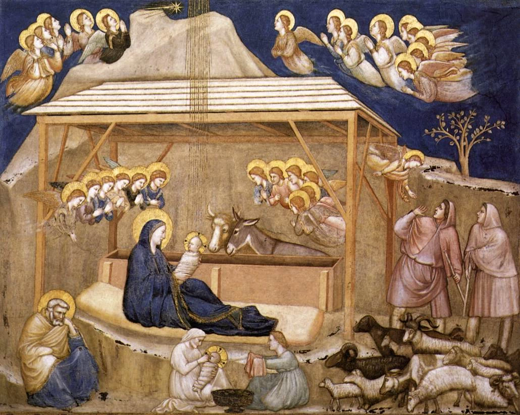 Natività - North transept, Chiesa di San Francesco, Assisi