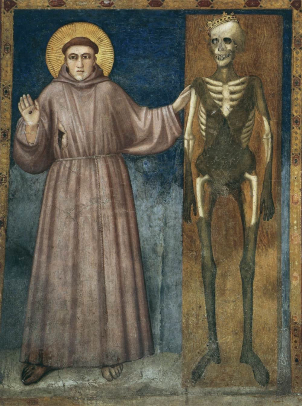 Scene della vita di san Francesco - Morte di san Francesco, Chiesa di san Francesco, Assisi