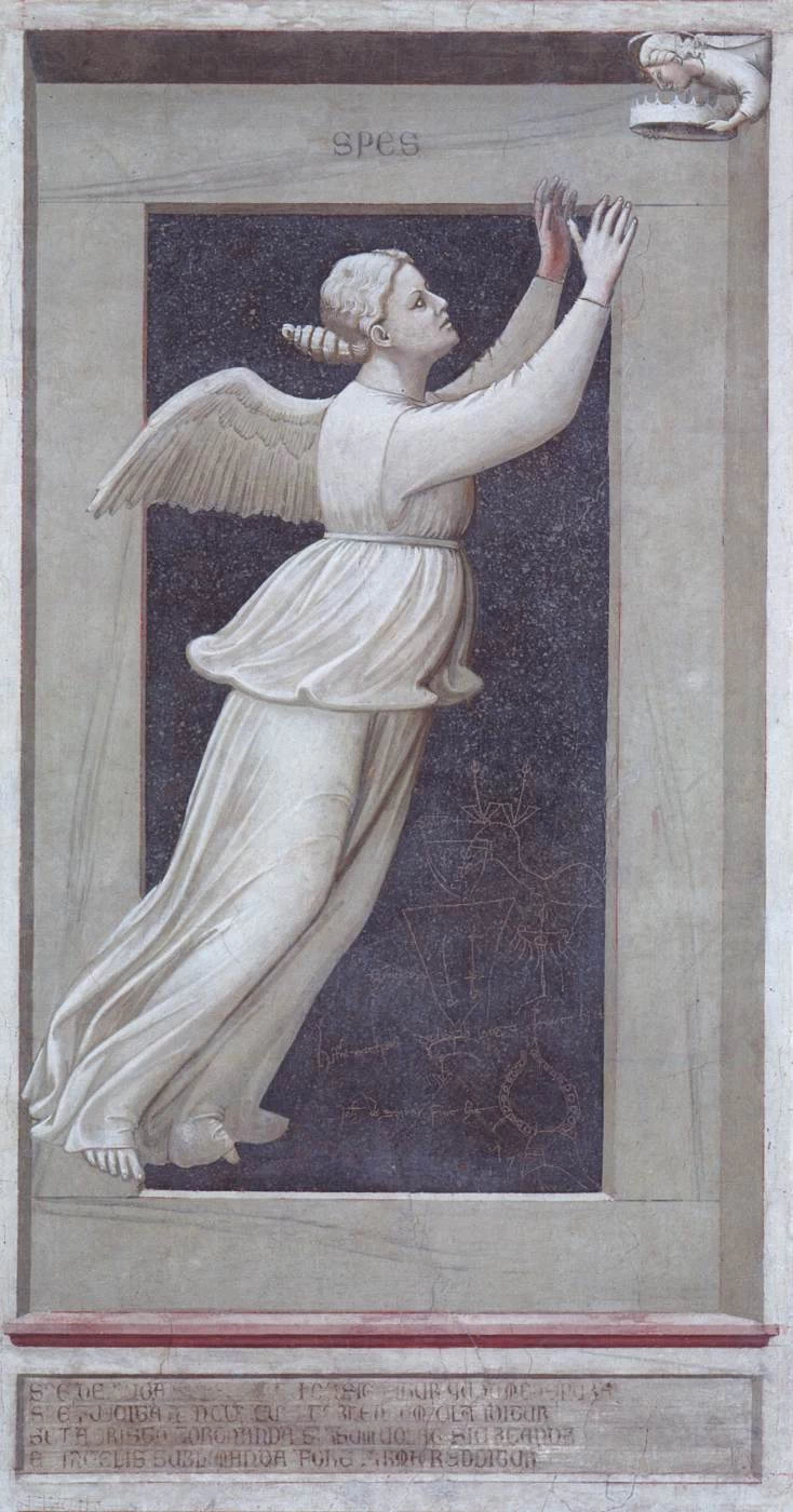 Le 7 virtù - La speranza, Cappella degli Scrovegni, Padova