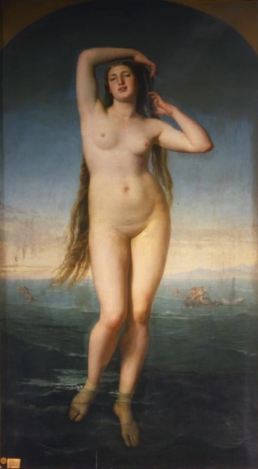 Antonio Gisbert 34 Venere Anadiomena Real Academia de Bellas Artes de San Fernando, Madrid