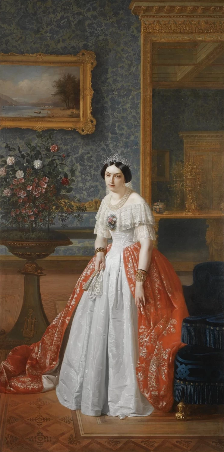 Francesco Gonin 217 Ritratto di S.M. Maria Adelaide d' Asburgo