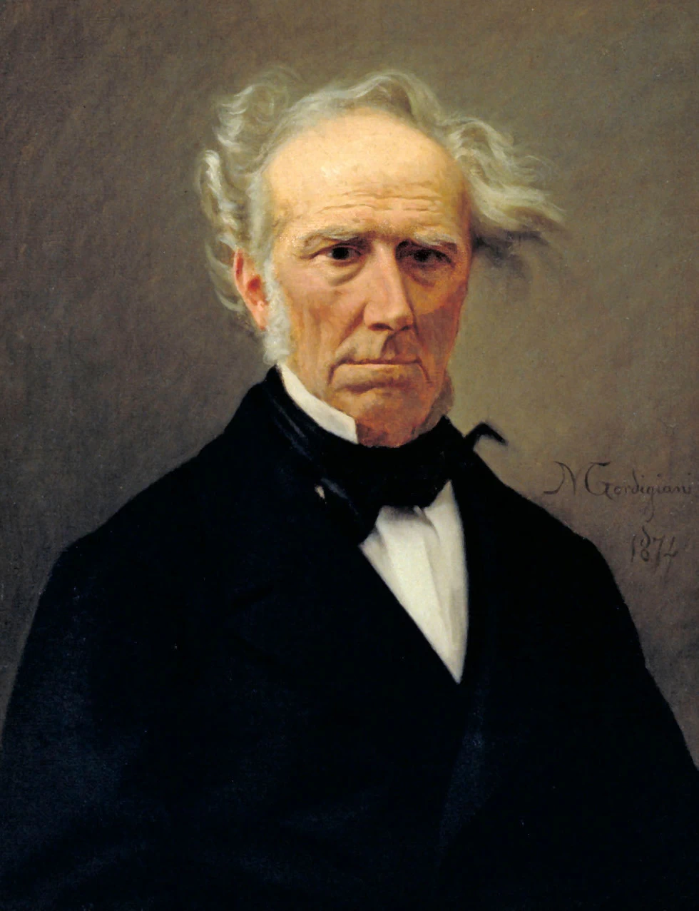 62 Michele Gordigiani Ritratto di Giovanni Battista Amici, 1874