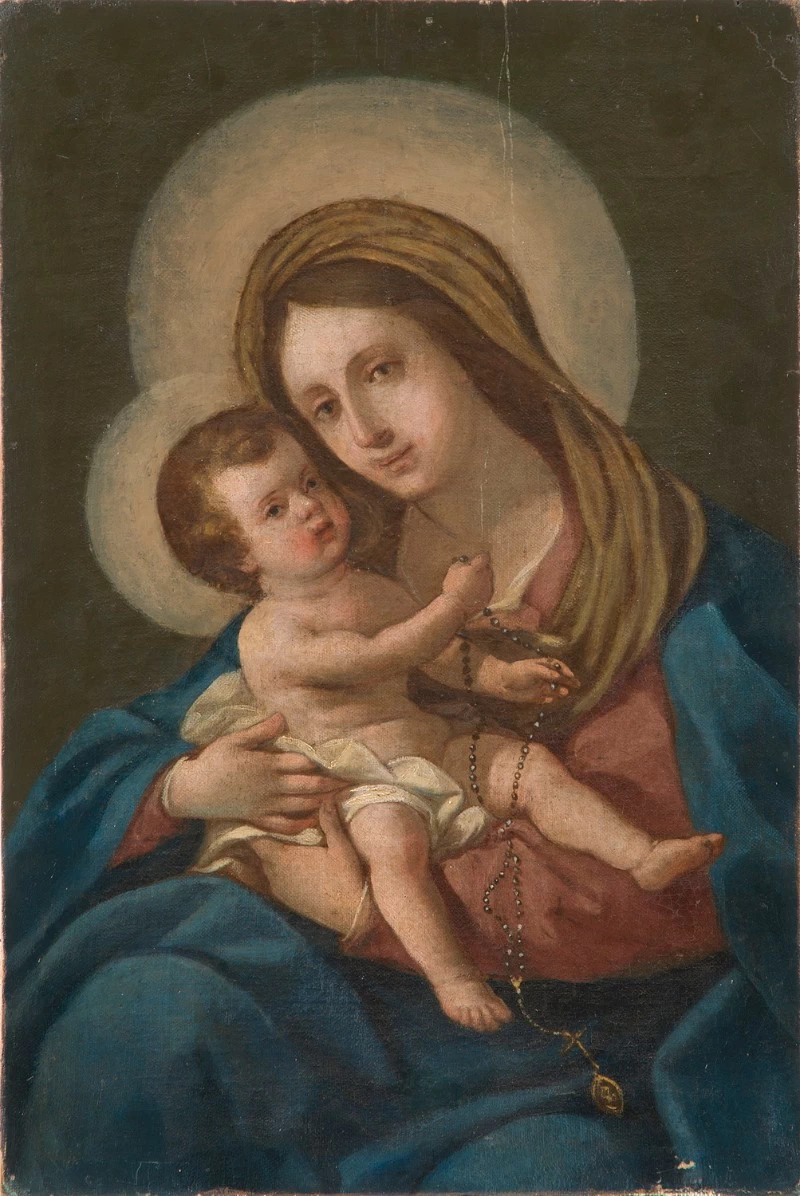 A. M. sec. XIX, Madonna del rosario.beweb