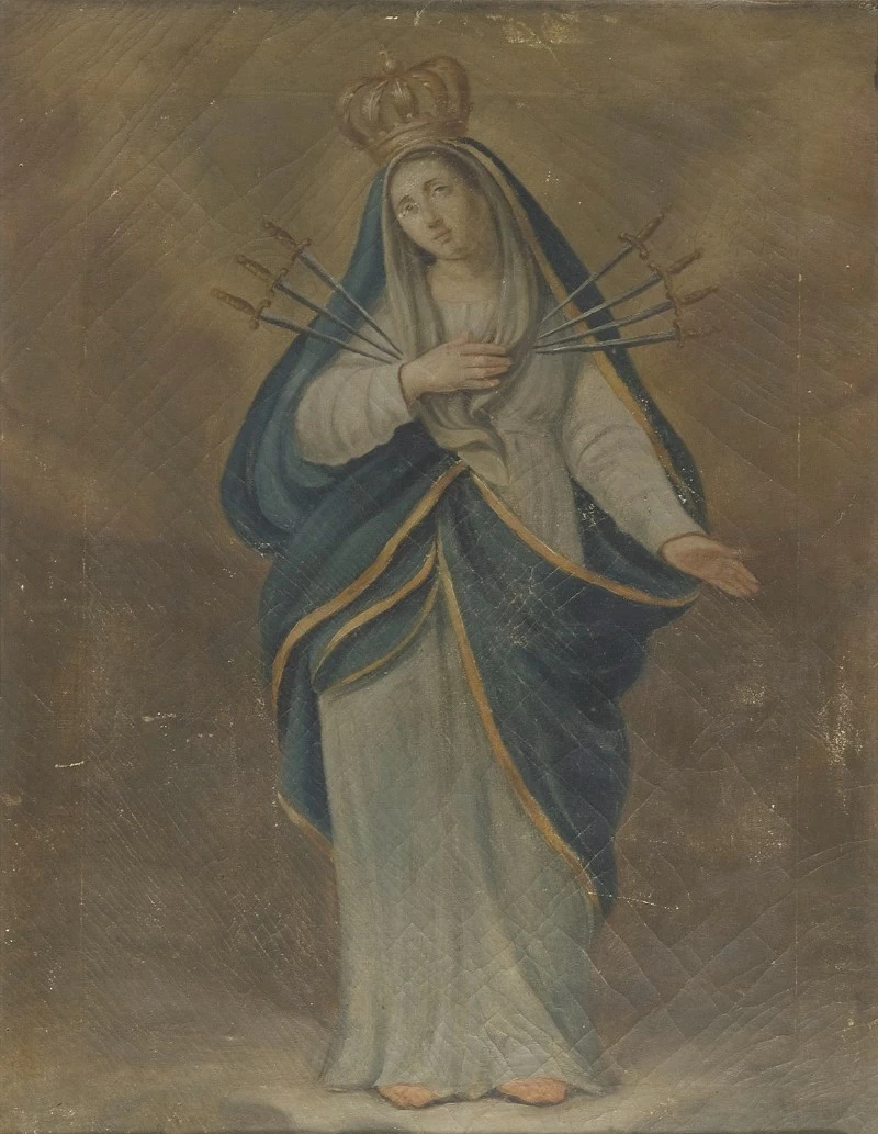 A. M. sec. XVIII, Madonna addolorata