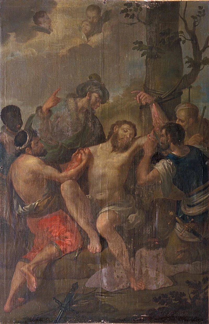 A. M. sec. XVIII, San Bartolomeo scorticato vivo