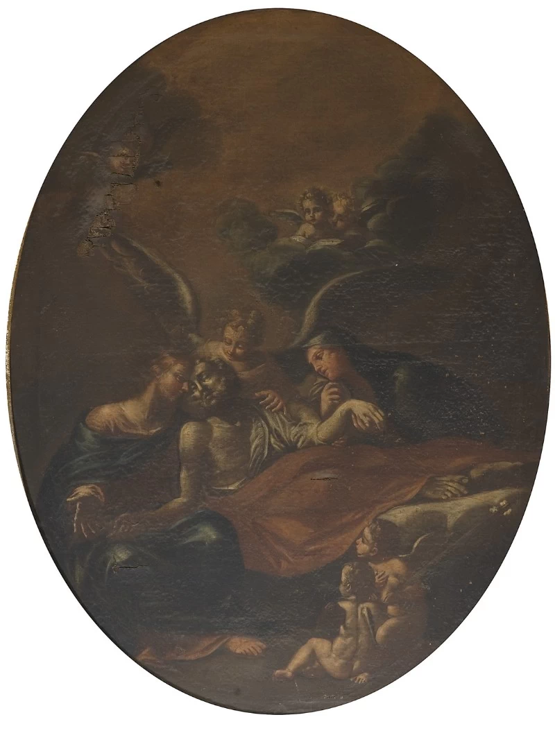 A. M. () sec. XVIII - XIX, Transito di San Giuseppe, attribuito