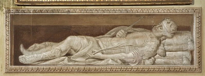 A. M. sec. XVIII, San Sigismondo sul letto di morte