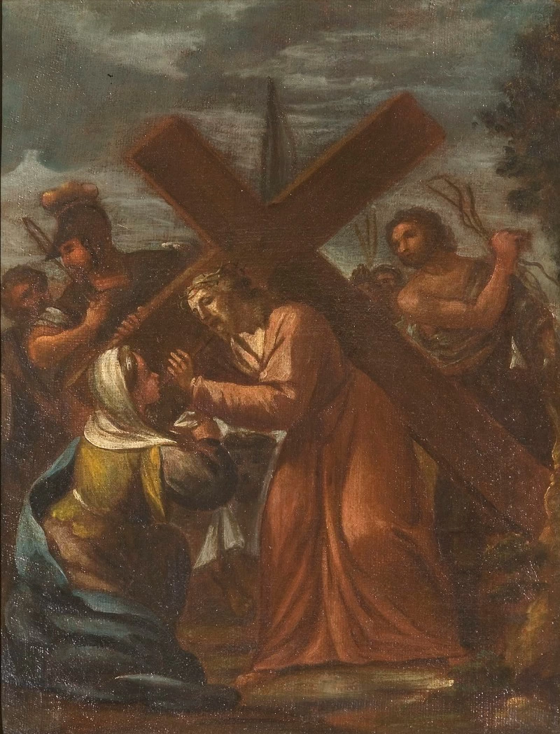 Via crucis - Gesù Cristo asciugato dalla Veronica (Via Crucis VI)