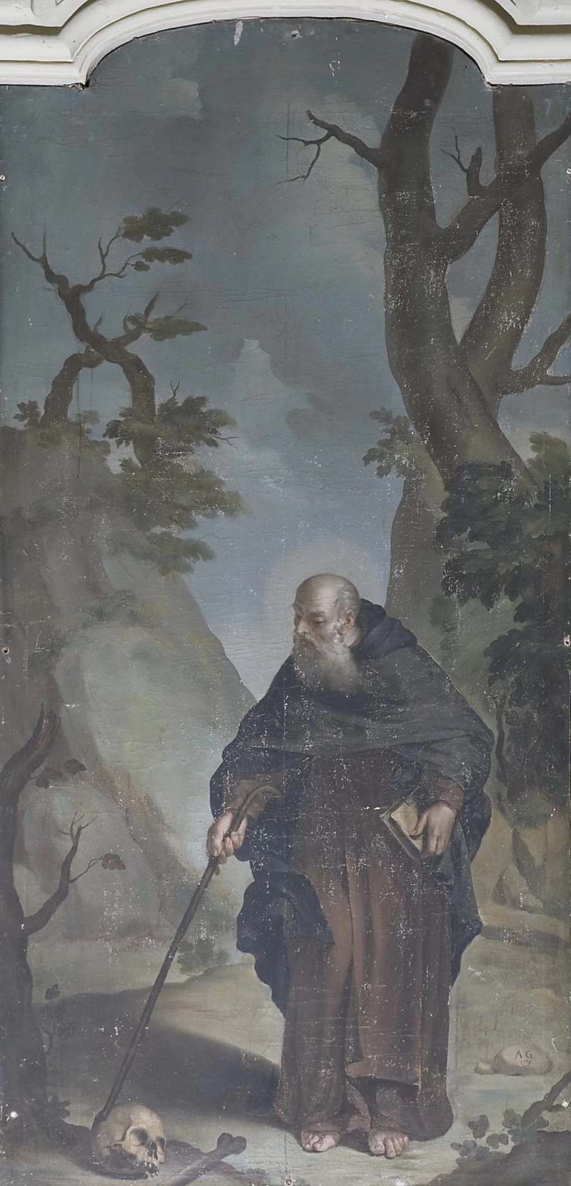A. M. (1779), San Macario penitente nel deserto
