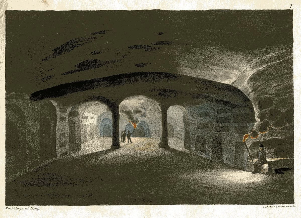 Carl Wilhelm Götzloff 23 Le catacombe di San Gennaro a Napoli