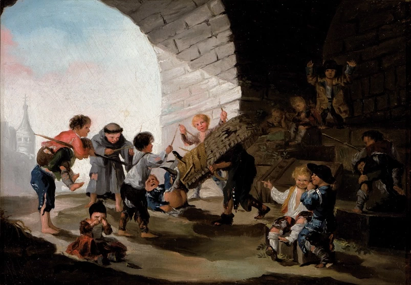 Francisco de Goya y Lucientes 307 Bambini che giocano a tori Scuola Fundación Santamarca, Madrid
