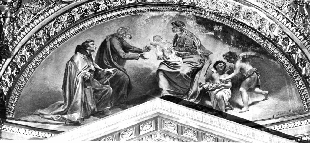 Francesco Grandi 24 Madonna con Bambino, San Gaetano da Thiene () e santo vescovo Bassano in Teverina, Viterbo