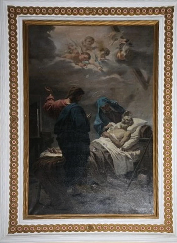 Francesco Grandi 26 morte di San Giuseppe Bassano in Teverina, Viterbo 1
