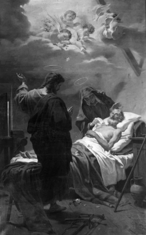 Francesco Grandi 27 morte di San Giuseppe Bassano in Teverina, Viterbo
