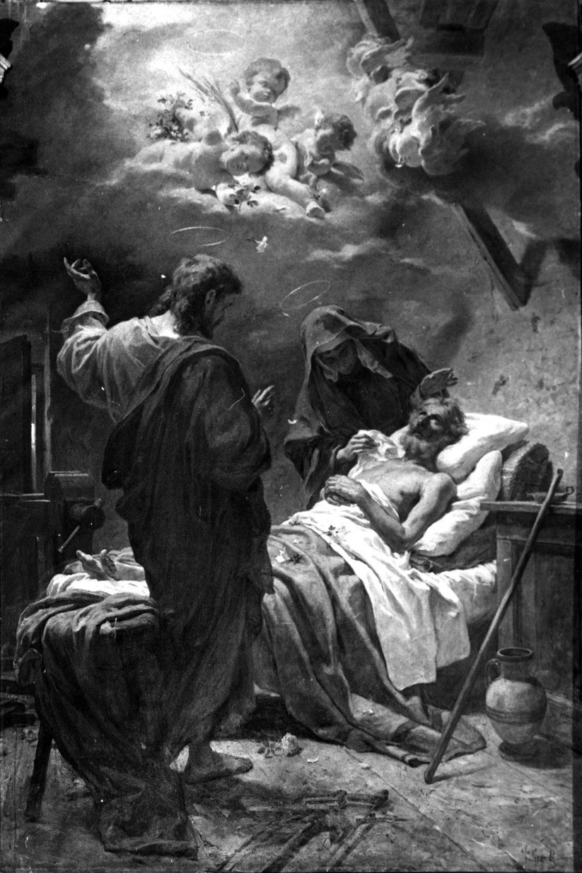 Francesco Grandi 28 morte di San Giuseppe Santa Margherita Ligure, Genova