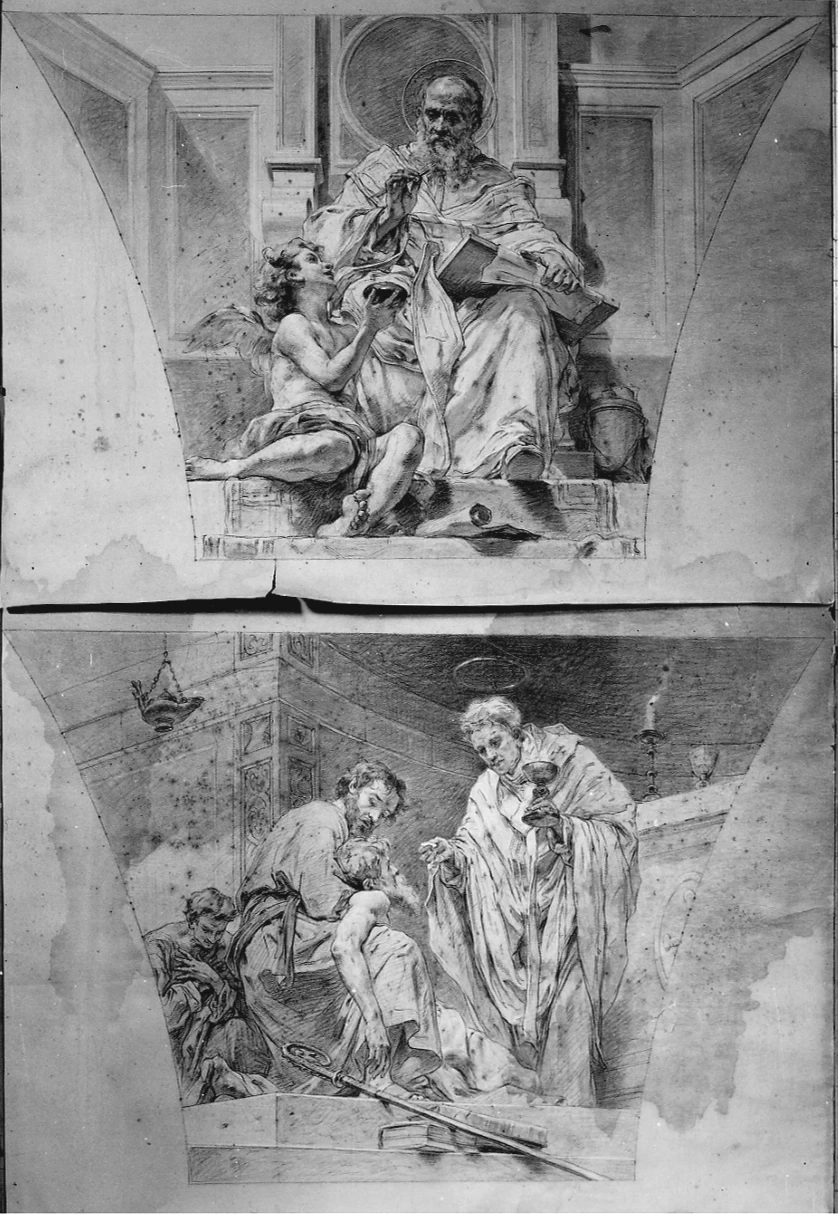 Francesco Grandi 40 S. Onorato comunica S. Ambrogio Museo Camillo Leone, Vercelli
