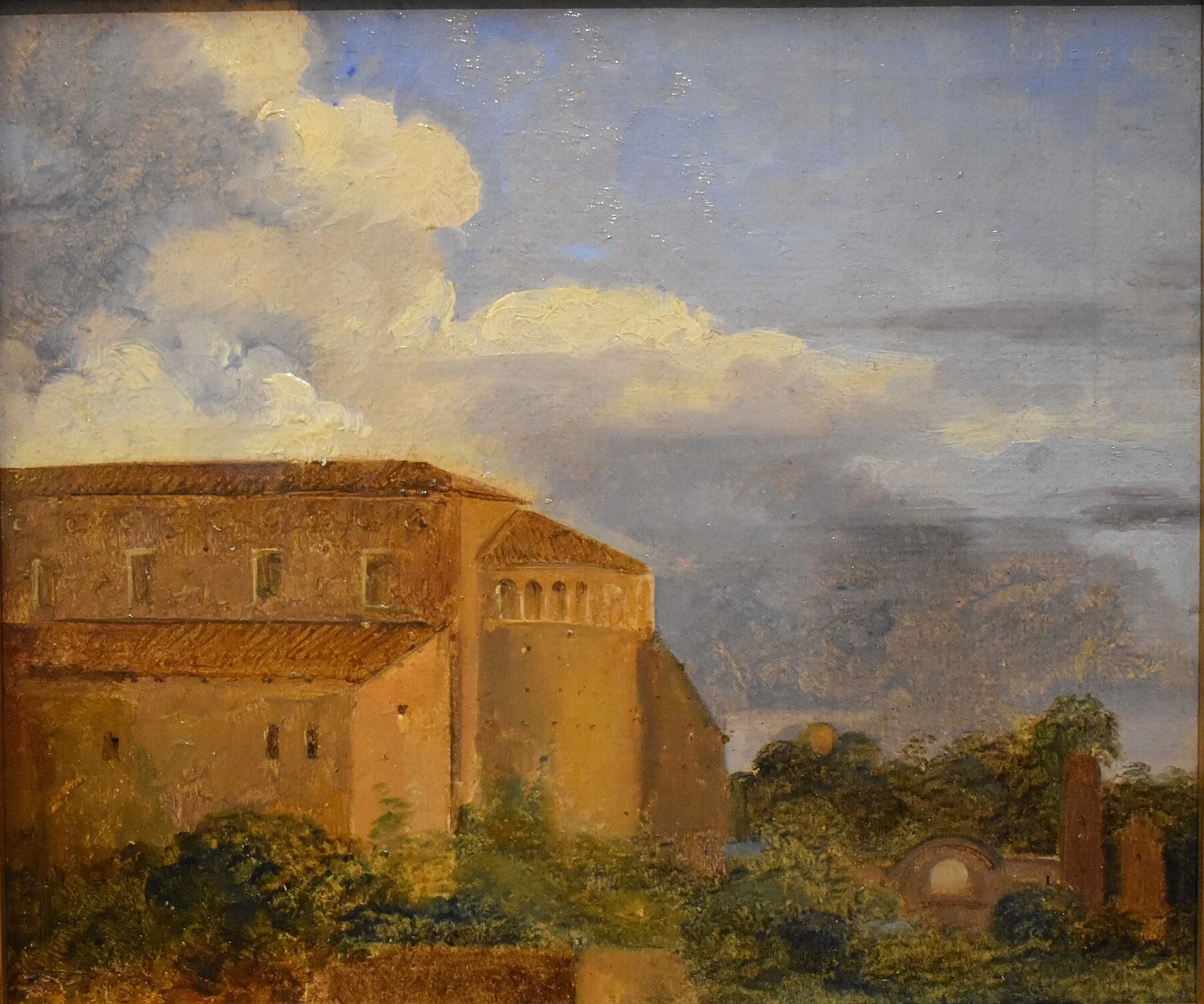François Marius Granet 67 Veduta dell'abside di San Giovanni e San Paolo a Roma Museo Granet, Aix en Provence