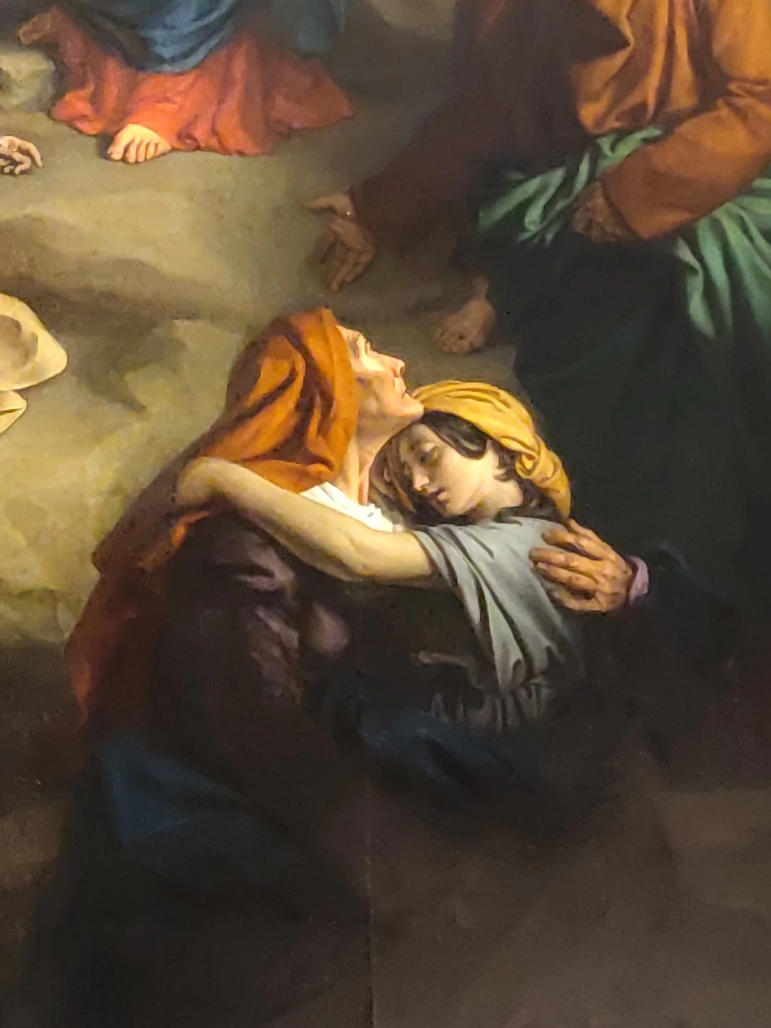 Jean Pierre Granger 26 Jean Pierre Granger Gesù guarisce gli ammalati Musée des Beaux Arts de la ville de Paris dettaglio