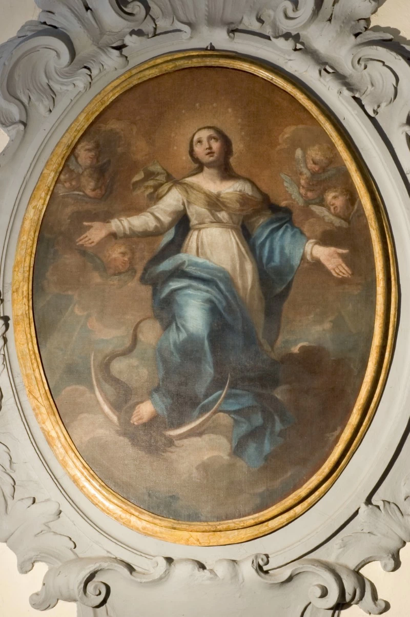 E. detto il Giovane sec. XVIII, Dipinto Immacolata concezione