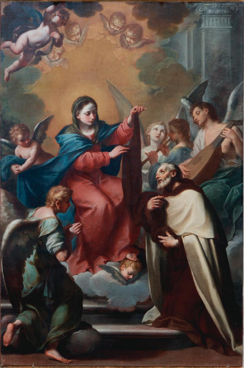 35-Graziani E. detto il Giovane (1739), Dipinto S. Simone Stock riceve dalla Mado-beweb
