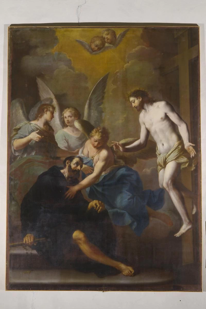E. il Giovane (1739), Guarigione miracolosa di San Pellegrino Laziosi
