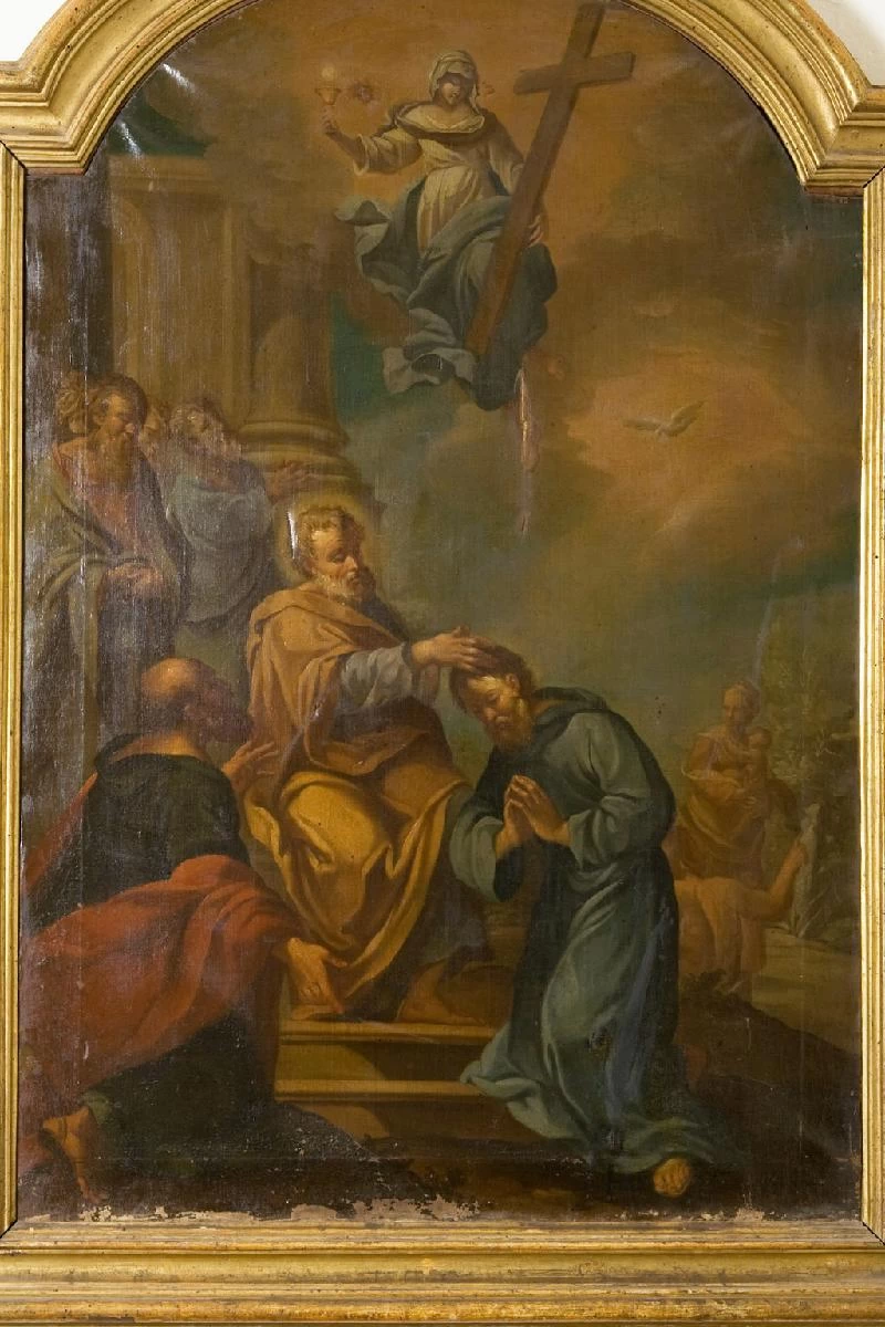 E. il Giovane sec. XVIII, Dipinto con San Pietro e Sant'Apollinare