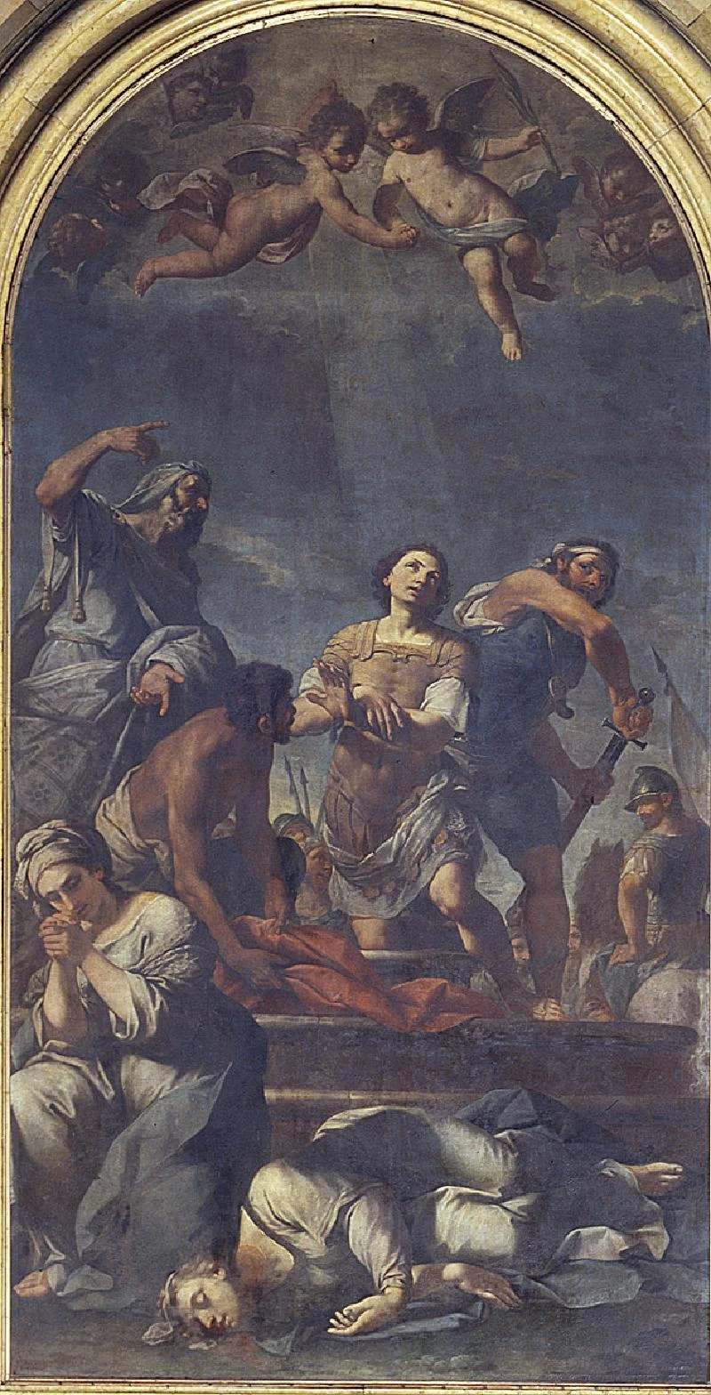 Junior (1735), Dipinto con il martirio di San Giorgio