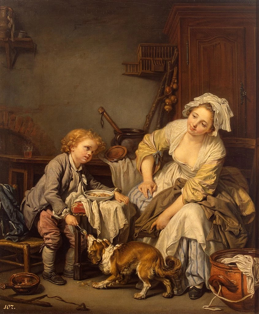 Jean Baptiste Greuze 14 Bambino viziato Hermitage, San Pietroburgo