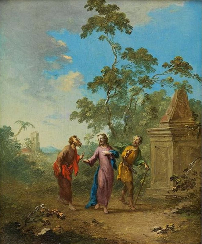 88 Verso Emmaus Gesù e la samaritana al pozzo