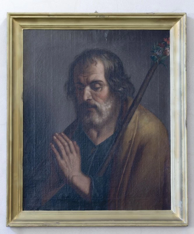 209 San Giuseppe 1874 olio su tela cm. 80x65 chiesa di San Filippo Neri Cogno (BS)