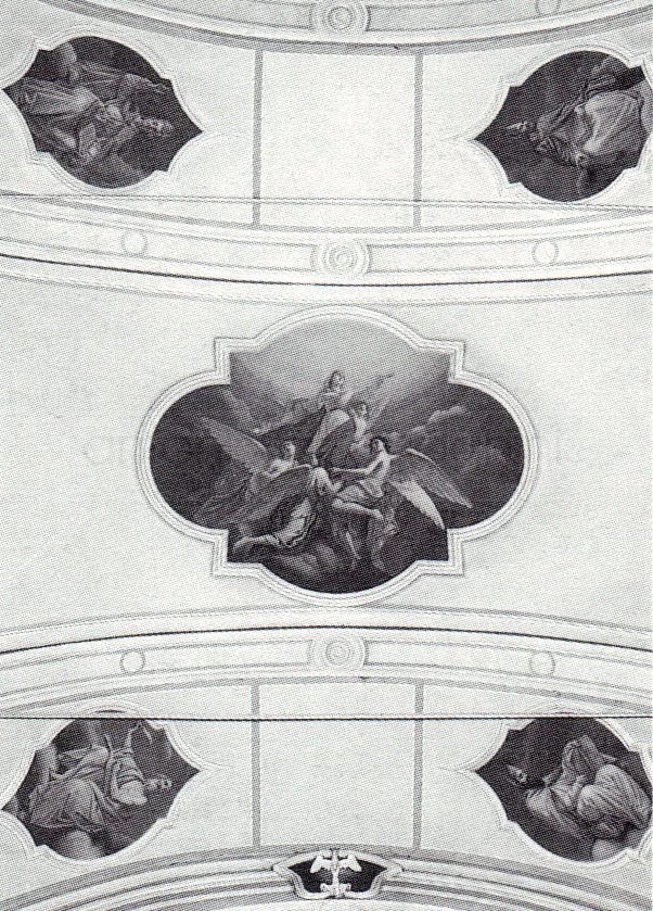 319 Assunzione di Maria 1886 affresco chiesa di San Giacomo Maggiore Santicolo di Corteno Golgi (BS)