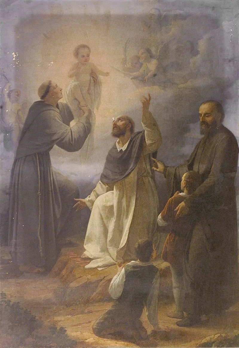 518 Guadagnini A. (1858), S. Antonio da Padova con S. Pietro m. e S. Gerolamo diocesi di BG