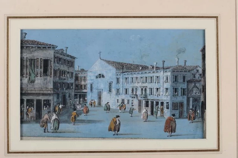 Giacomo Guardi 162 Campo San Provolo a Venezia