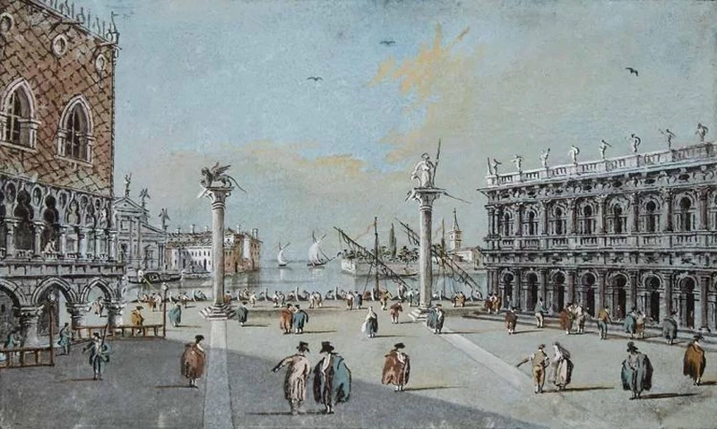 Giacomo Guardi 167 Piazetta san Marco, Venezia