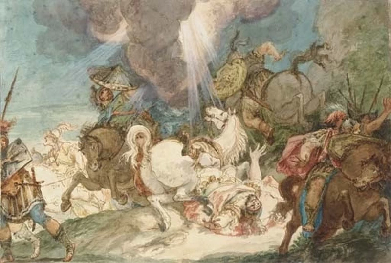 Gianantonio Guardi 127 La Conversione di San Paolo attribuito